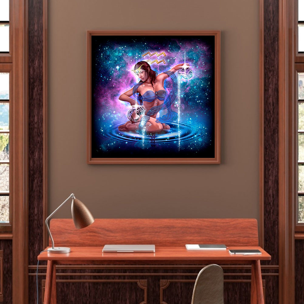 Fantasy Constellation - Full Round Drill Diamond Painting 50*50CM