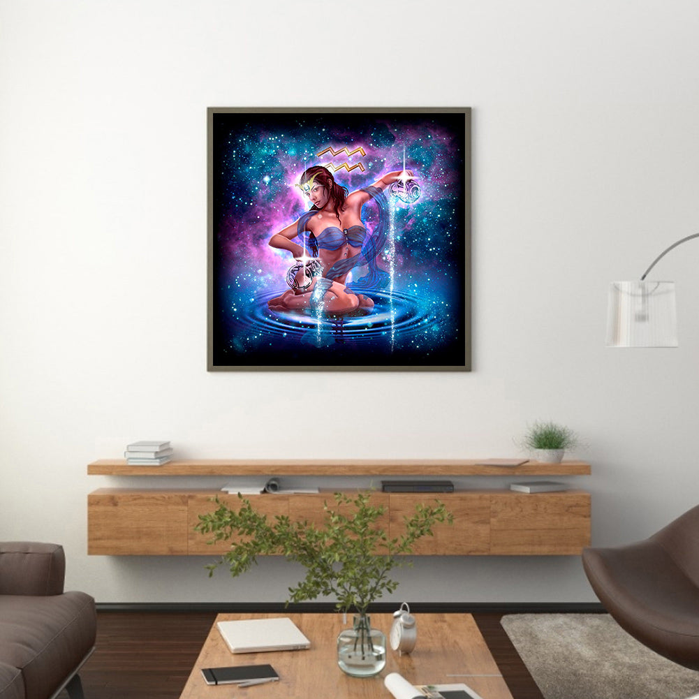 Fantasy Constellation - Full Round Drill Diamond Painting 50*50CM