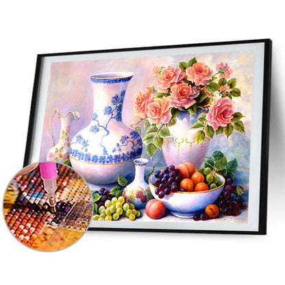 Tea Fruit - Full Square Drill Diamond Painting 40*30CM