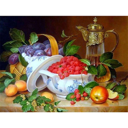 Tea Fruit - Full Square Drill Diamond Painting 40*30CM