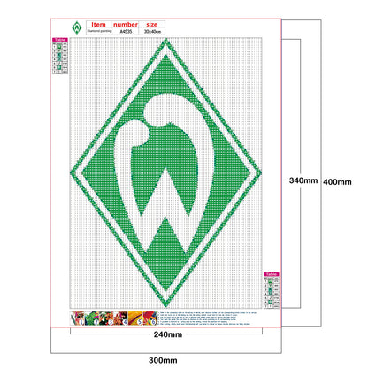 Yunbremen Team - Full Round Drill Diamond Painting 30*40CM