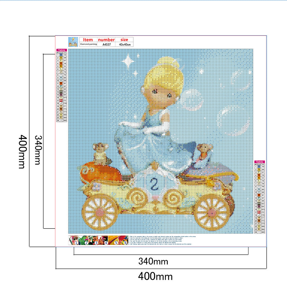 Princess - Full Round Drill Diamond Painting 40*40CM