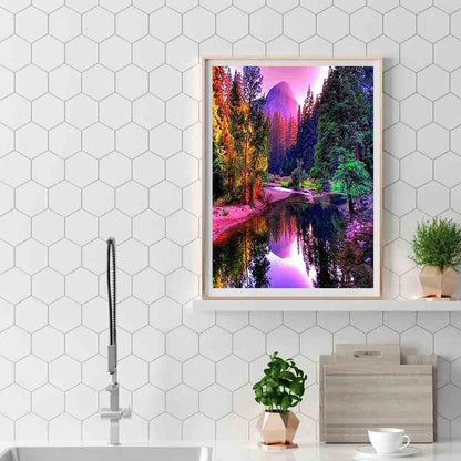 Mountain Water - Full Round Drill Diamond Painting 40*50CM