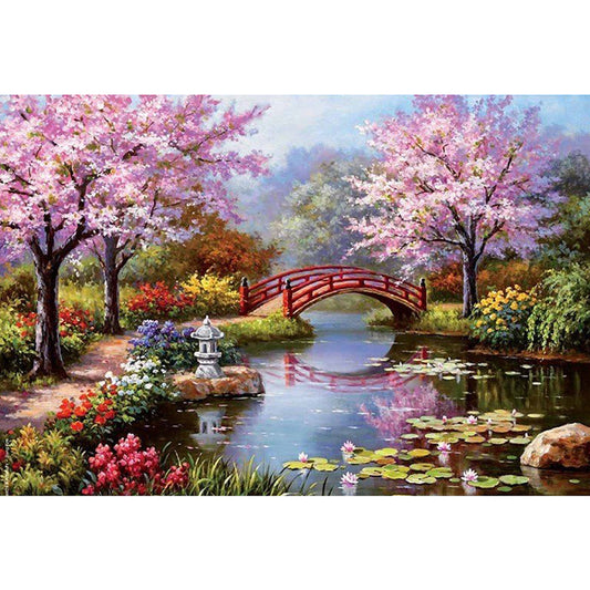 Flower Grass - Full Round Drill Diamond Painting 40*50CM