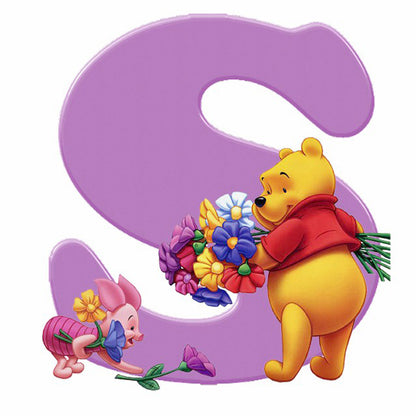 Bear Letter - Full Square Drill Diamond Painting 40*40CM