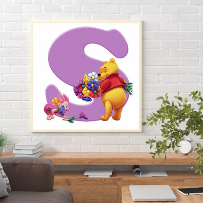 Bear Letter - Full Square Drill Diamond Painting 40*40CM