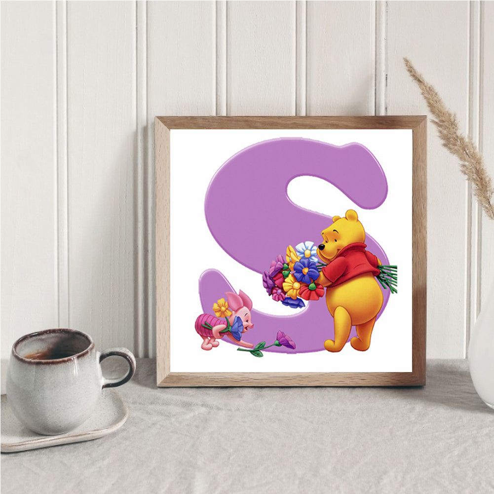 Bear Letter - Full Square Drill Diamond Painting 40*40CM