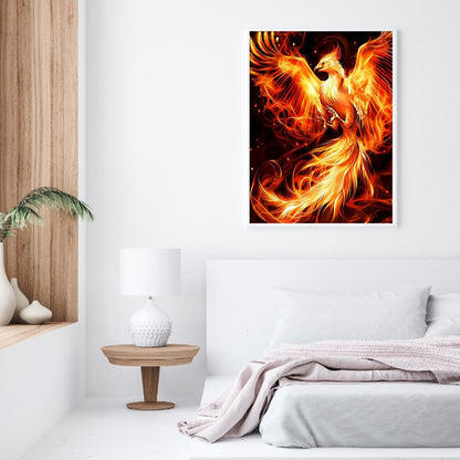 Flame Bird - Full Square Drill Diamond Painting 50*60CM