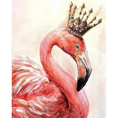 Pink Bird - Full Square Drill Diamond Painting 40*50CM