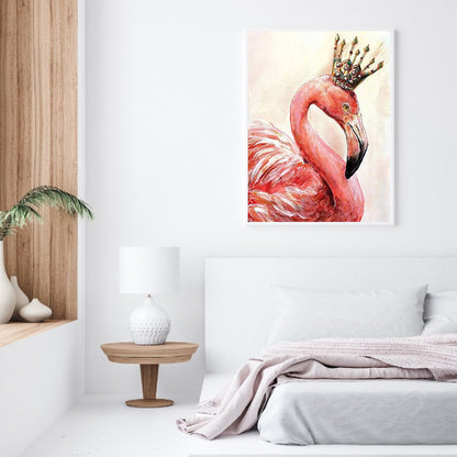 Pink Bird - Full Square Drill Diamond Painting 40*50CM