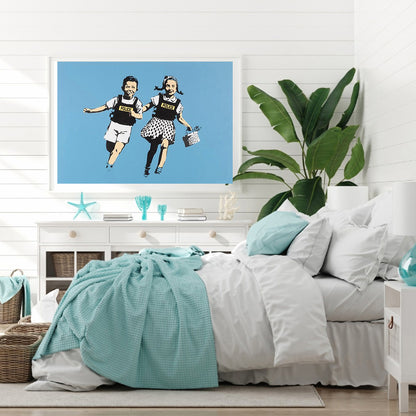 Dynamic Characters - Full Round Drill Diamond Painting 40*30CM