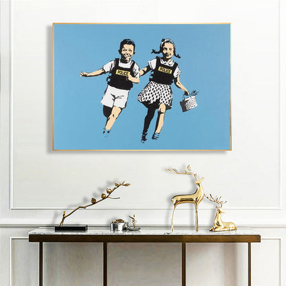 Dynamic Characters - Full Round Drill Diamond Painting 40*30CM