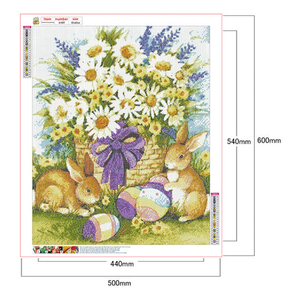 Easter Bunny - Full Round Drill Diamond Painting 50*60CM