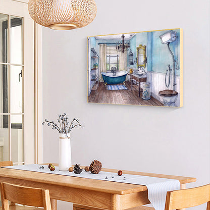 Bathroom View - Full Round Drill Diamond Painting 30*40CM