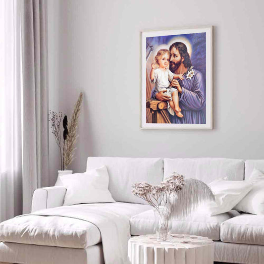 Priest Child - Full Round Drill Diamond Painting 30*40CM