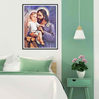 Priest Child - Full Round Drill Diamond Painting 30*40CM