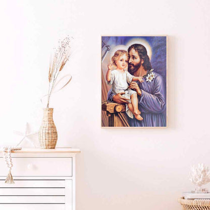 Priest Child - Full Round Drill Diamond Painting 30*40CM
