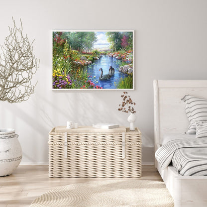 Beautiful Scenery - Full Round Drill Diamond Painting 60*50CM