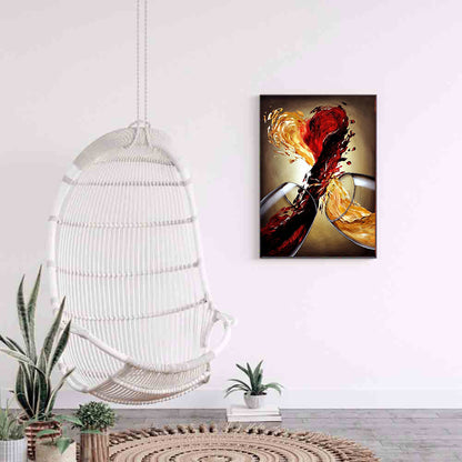 Wine Glass - Full Round Drill Diamond Painting 30*40CM
