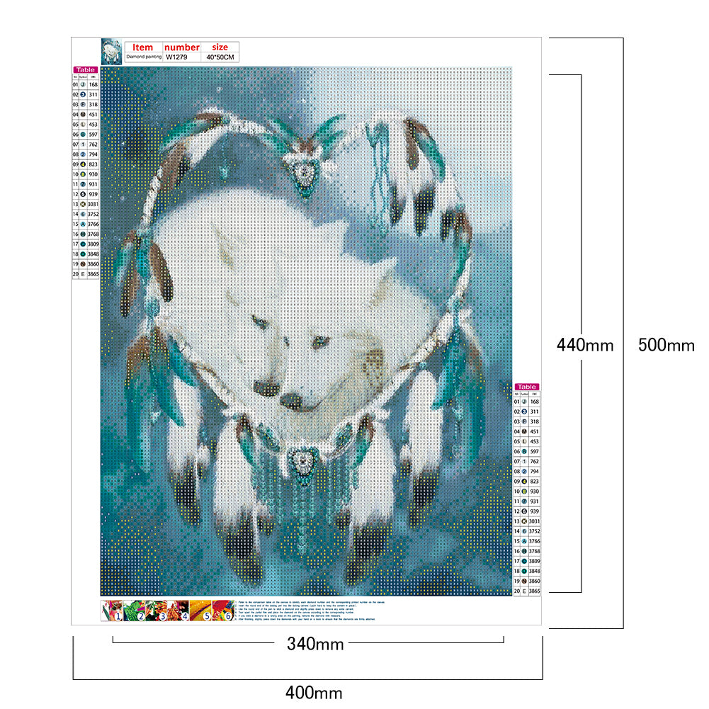 Shining Animals - Full Round Drill Diamond Painting 40*50CM