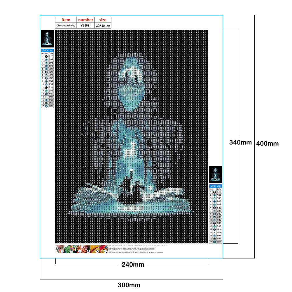 Monster - Full Round Drill Diamond Painting 30*40CM