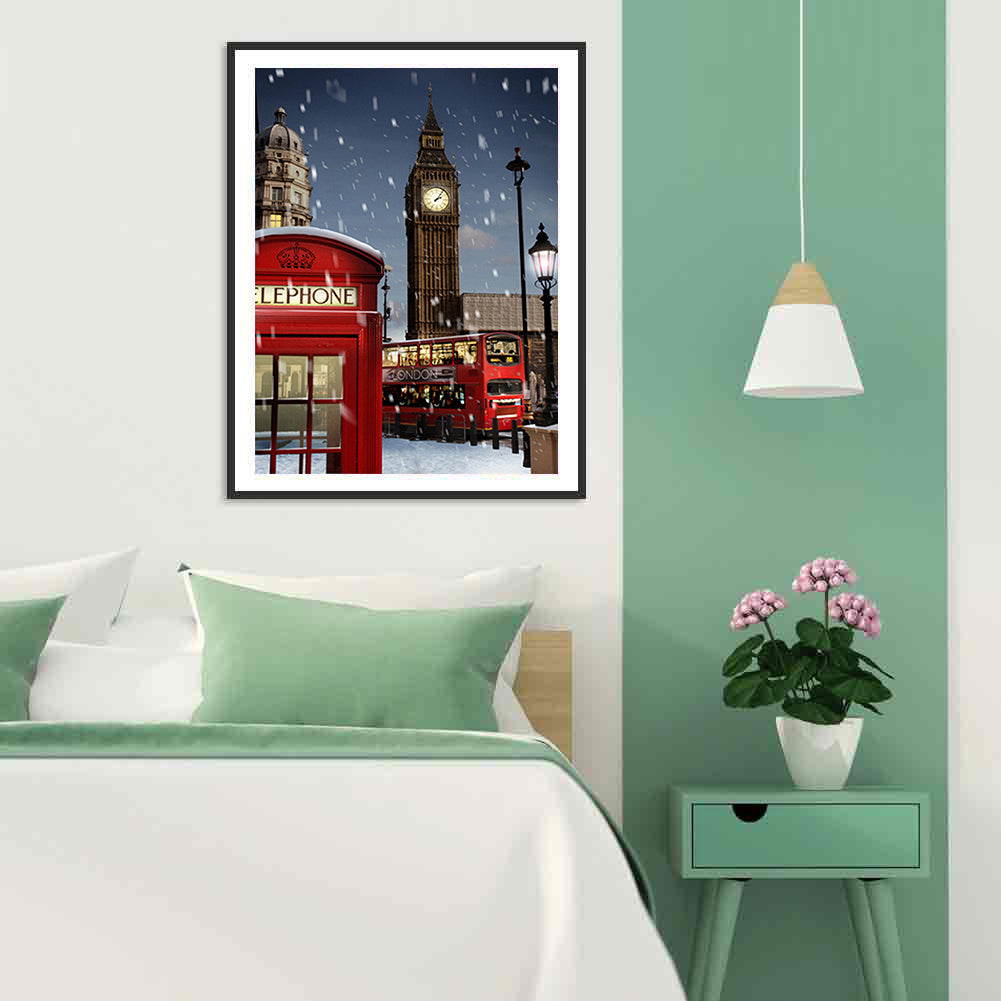 Night View - Full Round Drill Diamond Painting 30*40CM