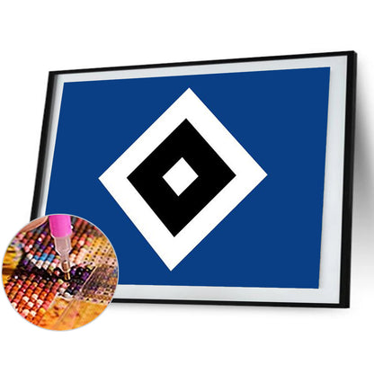 Hamburg Football - Full Round Drill Diamond Painting 40*30CM