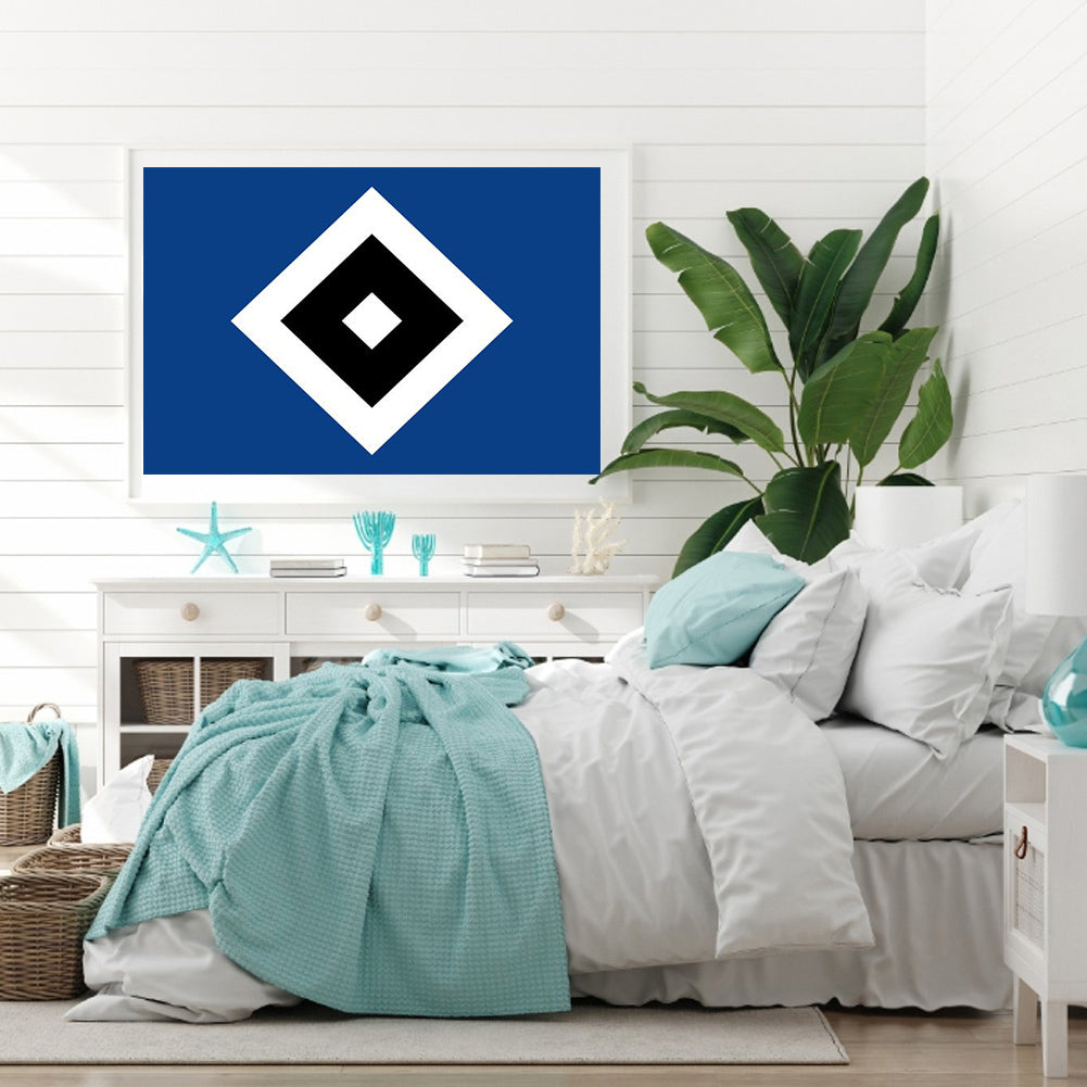 Hamburg Football - Full Round Drill Diamond Painting 40*30CM