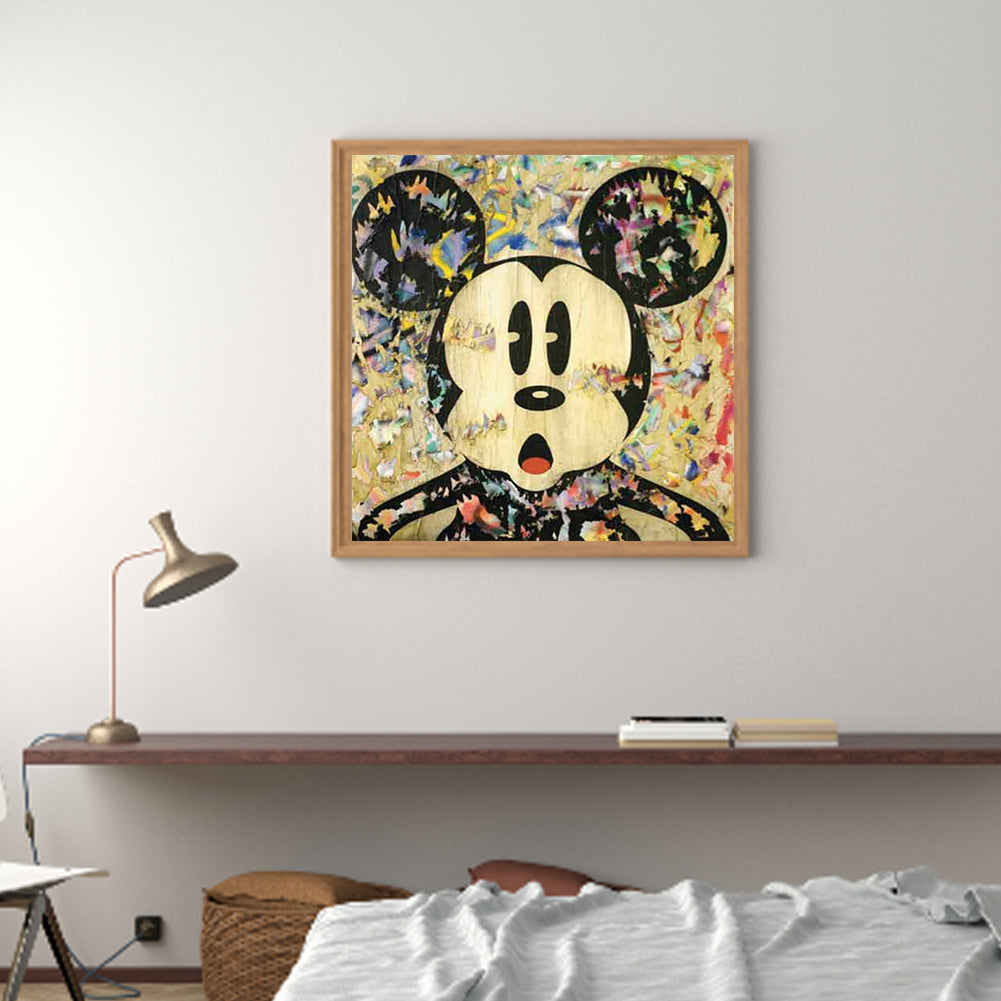 Doodle Mouse - Full Round Drill Diamond Painting 50*50CM