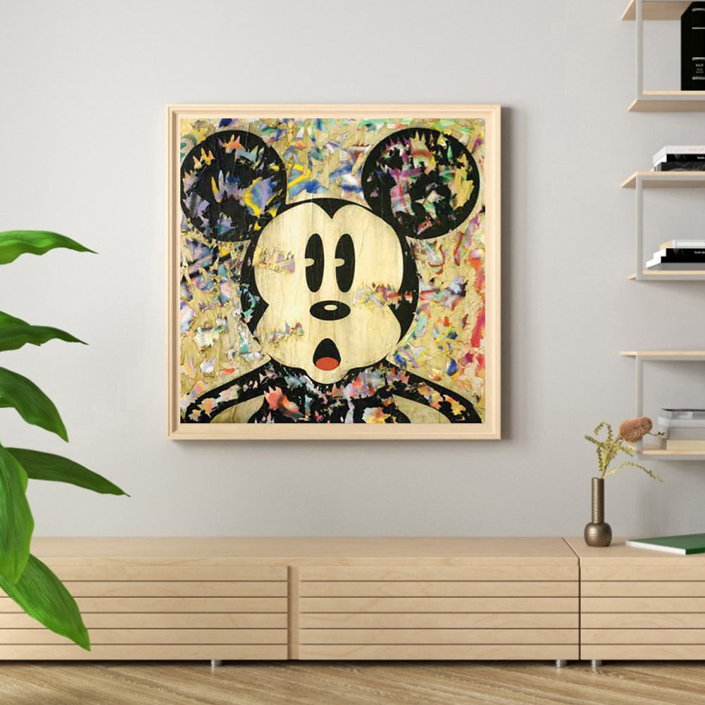 Doodle Mouse - Full Round Drill Diamond Painting 50*50CM