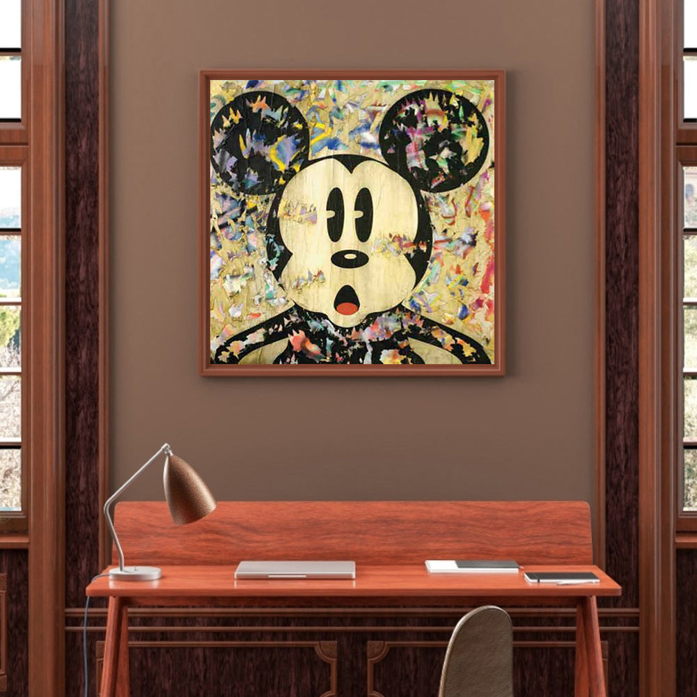 Doodle Mouse - Full Round Drill Diamond Painting 50*50CM