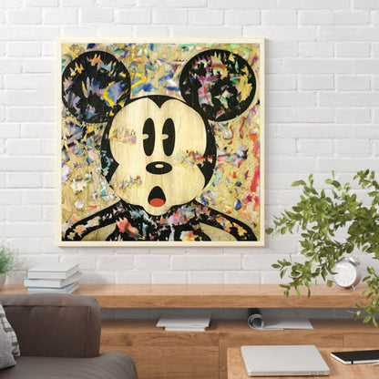 Doodle Mouse - Full Round Drill Diamond Painting 50*50CM