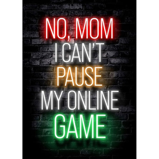 Colorful Letter - Full Round Drill Diamond Painting 30*40CM