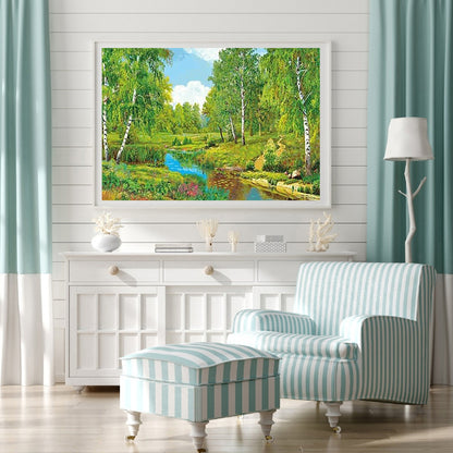 Lake Forest - Full Square Drill Diamond Painting 50*60CM