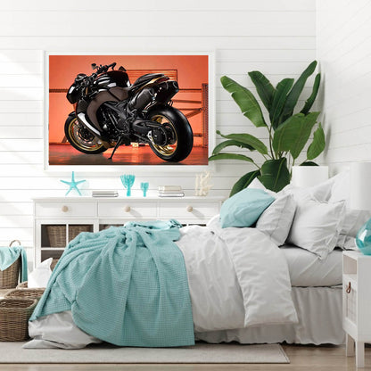 Motorcycle - Full Square Drill Diamond Painting 40*30CM