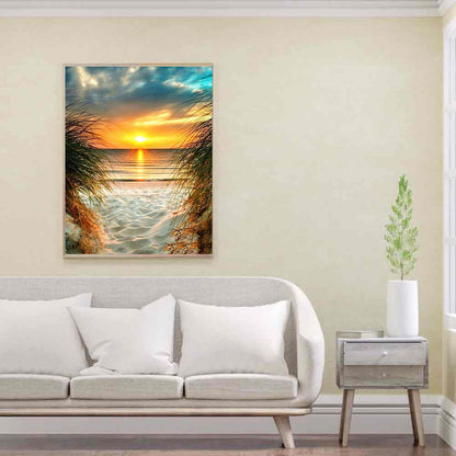 Sunrise Beach - Full Square Drill Diamond Painting 40*50CM