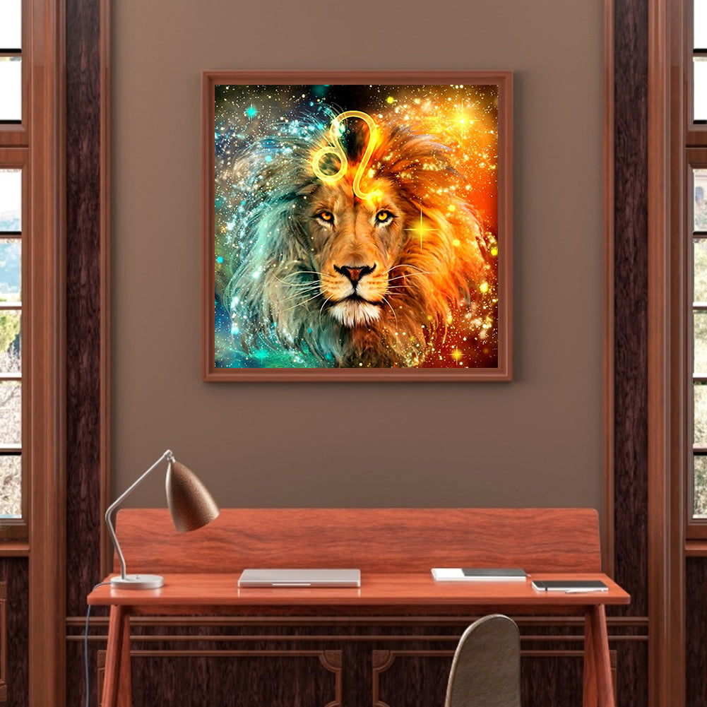 Lion - Full Square Drill Diamond Painting 30*30CM