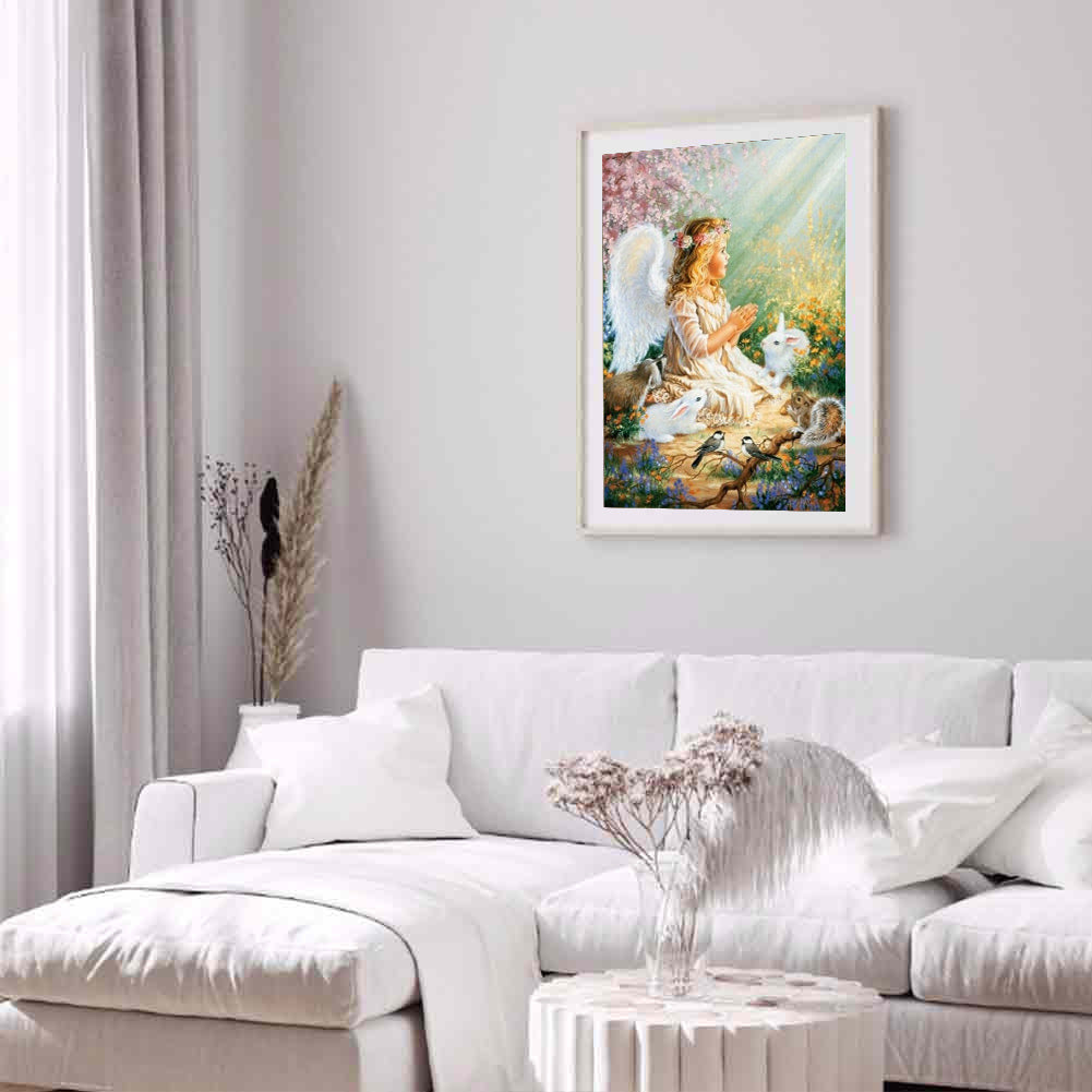 Little Angel - Full Round Drill Diamond Painting 30*40CM