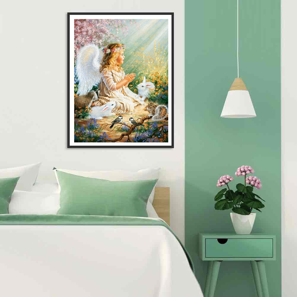 Little Angel - Full Round Drill Diamond Painting 30*40CM