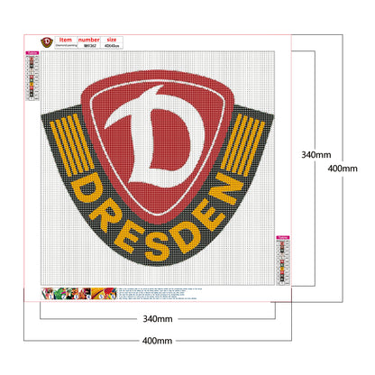 Badge - Full Round Drill Diamond Painting 40*40CM