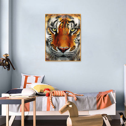 Tiger - Full Round Drill Diamond Painting 30*40CM