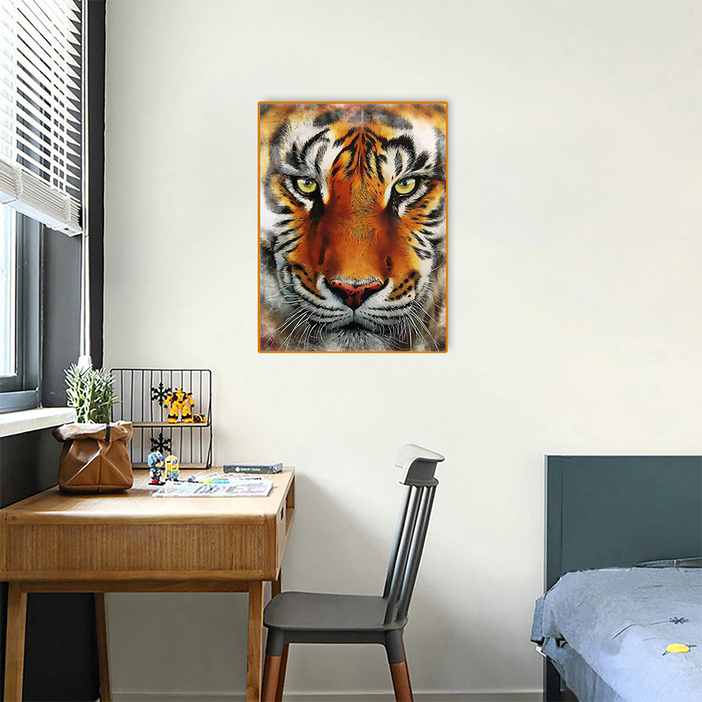 Tiger - Full Round Drill Diamond Painting 30*40CM