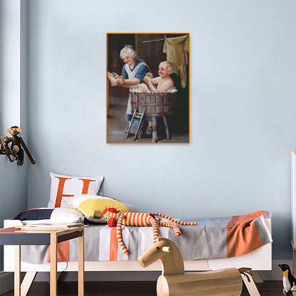 Old Couple - Full Round Drill Diamond Painting 30*40CM