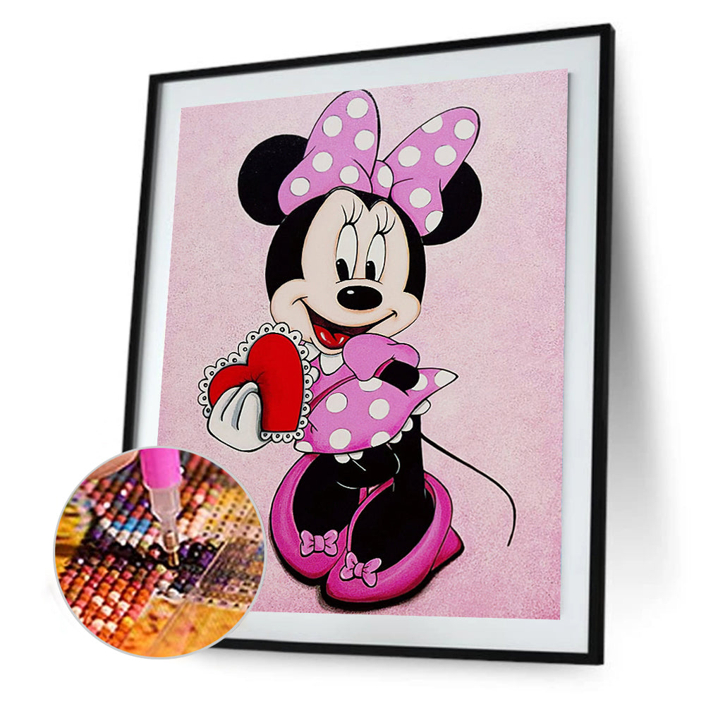 Mouse Cartoon - Full Round Drill Diamond Painting 30*40CM