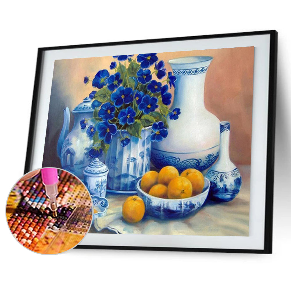 Porcelain - Full Square Drill Diamond Painting 40*30CM