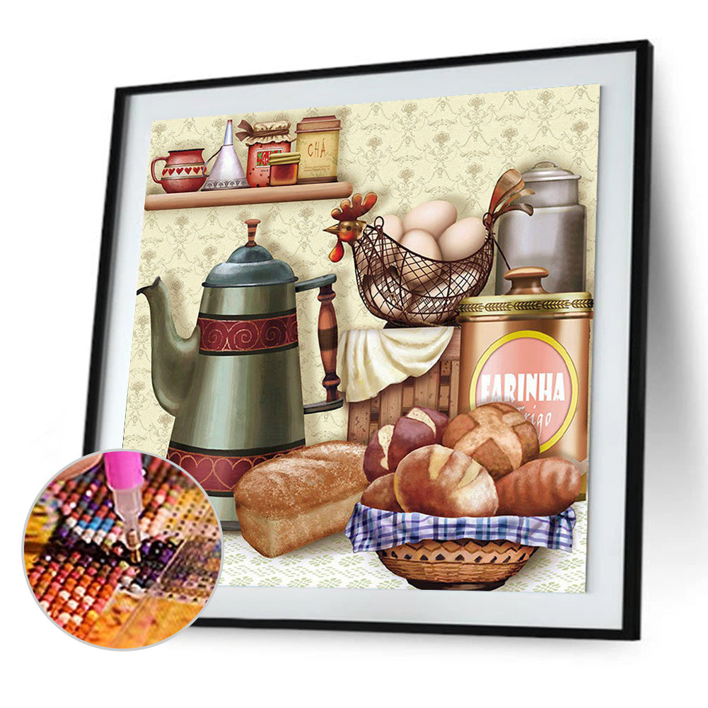 Kitchen - Full Square Drill Diamond Painting 45*45CM