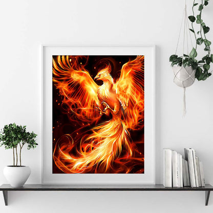 Flame Phoenix - Full Round Drill Diamond Painting 50*60CM