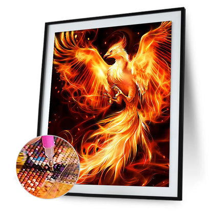 Flame Phoenix - Full Round Drill Diamond Painting 50*60CM