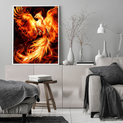 Flame Phoenix - Full Round Drill Diamond Painting 50*60CM