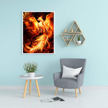 Flame Phoenix - Full Round Drill Diamond Painting 50*60CM